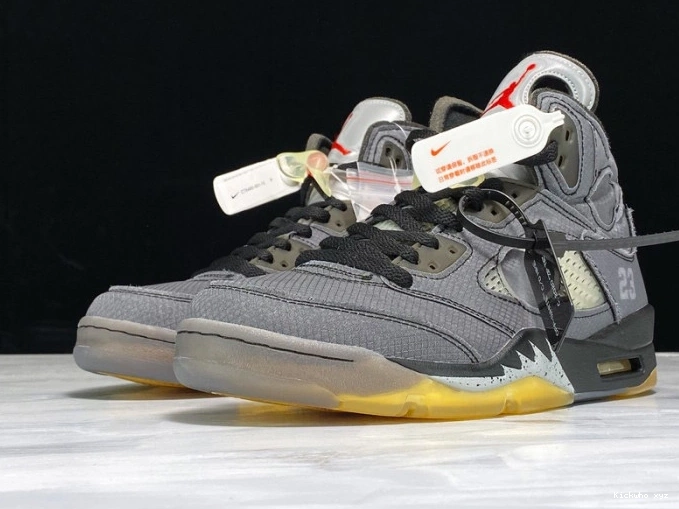 5 x Jordan CT8480-001 Black Off-White Air 0822